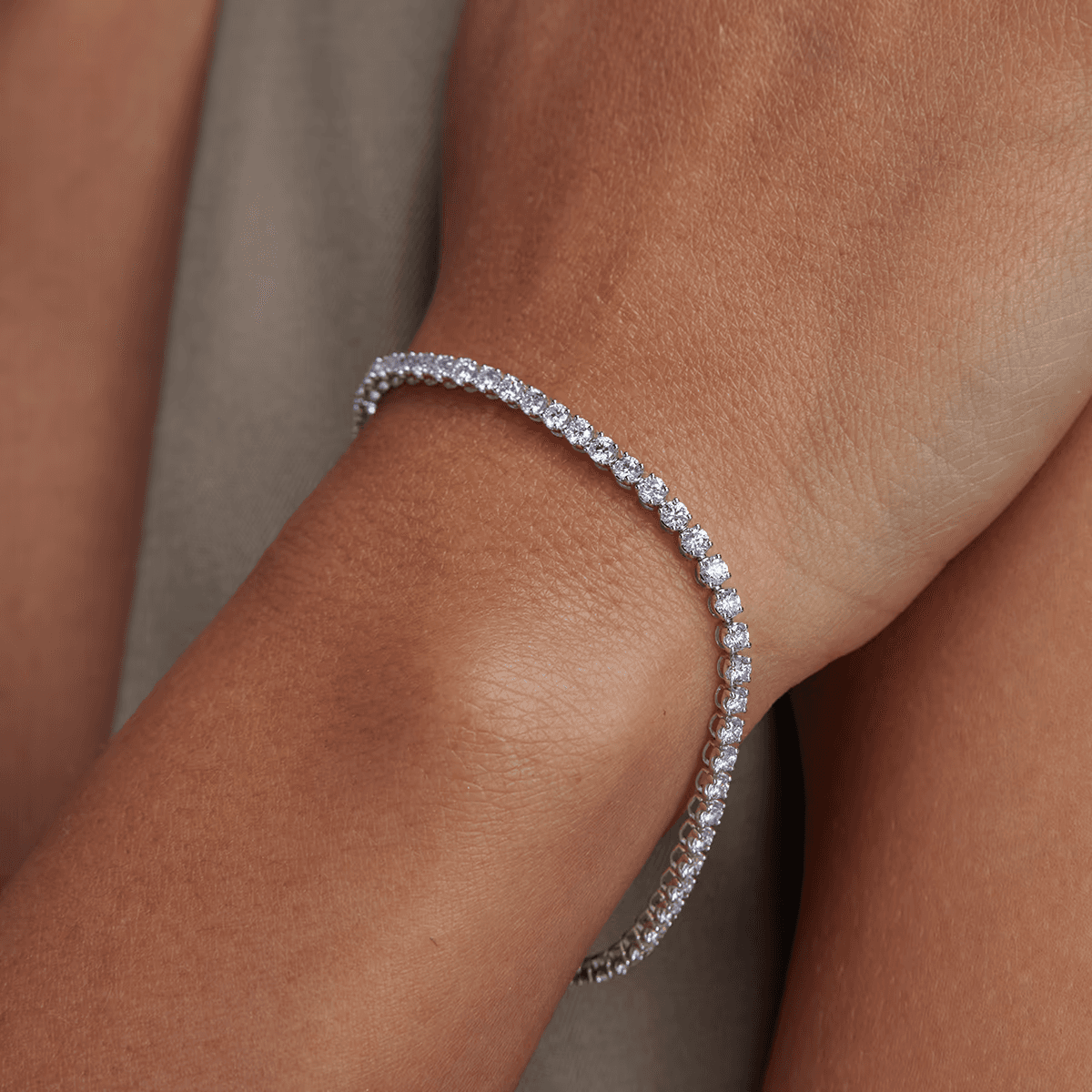 Lab Diamond Tennis Bracelets